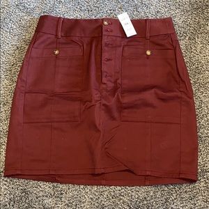 Maroon Skirt